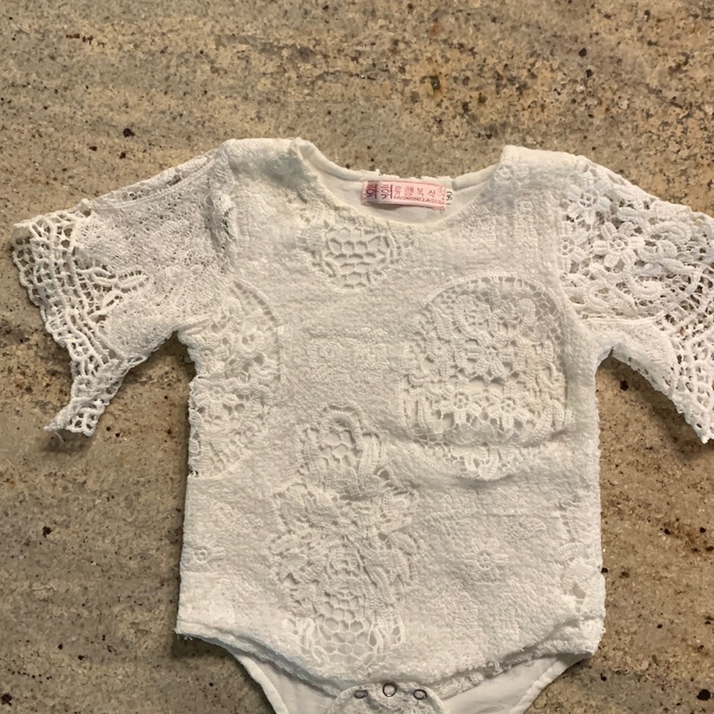 Lace onesie